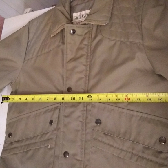 FIELD & STREAM Jacket Stone Brown Quilt line Sm/42 - Picture 10 of 13